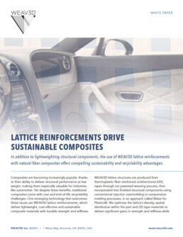 Lattice Reinforcements Drive Sustainable Composites White Paper